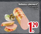 Delikatess-Leberwurst Angebote bei EDEKA Regensburg für 1,29 €