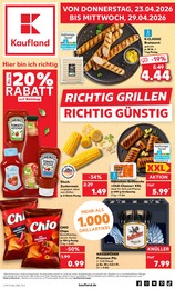 Aktueller Kaufland Prospekt, "RICHTIG GRILLEN - RICHTIG GÜNSTIG", mit Angeboten der Woche, gültig von 23.04.2026 bis 23.04.2026