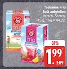Frio kalt aufgießen im Angebot bei E center in Elmshorn Frio kalt aufgießen Angebote von Teekanne bei E center Elmshorn für 1,99 €