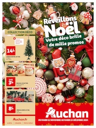 Catalogue Supermarchés Auchan Hypermarché en cours à Matha et alentours, Réveillons Noël : votre déco brille de milles promos, 24 pages, 12/11/2024 - 24/12/2024