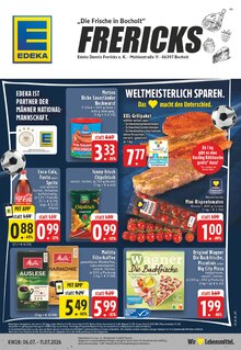 Coca Cola im EDEKA Prospekt "Aktuelle Angebote" mit 24 Seiten (Bocholt)