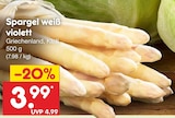 Aktuelles Spargel weiß violett Angebot bei Netto Marken-Discount in Erlangen ab 3,99 €