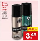Deo-spray im Angebot bei Netto Marken-Discount in Kamen Deo-spray Angebote von Bruno Banani bei Netto Marken-Discount Kamen für 3,49 €