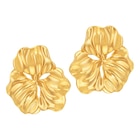 Boucles d'oreilles en laiton doré fleur en promo chez Le Manège à Bijoux Boucles d'oreilles en laiton doré fleur dans le catalogue Le Manège à Bijoux