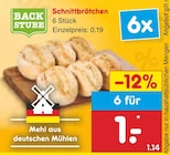 Schnittbrötchen bei Netto Marken-Discount im Schöntal Prospekt für 1,00 €