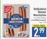 Delikatess Wiener Würstchen von Gut & Günstig im aktuellen EDEKA Prospekt für 2,99 €