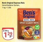 Aktuelles Express Reis Angebot bei GLOBUS in Bochum ab 1,29 €