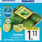Limetten im EDEKA Prospekt Limetten von Chiquita im aktuellen EDEKA Prospekt für 1,11 €