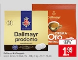 Kaffeepads prodomo im Angebot bei Marktkauf in Waiblingen Kaffeepads prodomo Angebote von Dallmayr bei Marktkauf Waiblingen für 1,99 €