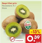 Kiwi grün im Angebot bei Netto Marken-Discount in Ludwigshafen Kiwi grün Angebote von Zespri bei Netto Marken-Discount Ludwigshafen für 0,39 €