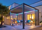 Pergola bioclimatique 4 x 3 m manuelle - ÉVORA en promo chez Maxi Bazar Villeurbanne à 4 190,00 €