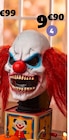 Masque clown horreur latex en promo chez Gifi Masque clown horreur latex dans le catalogue Gifi