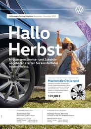 Volkswagen Prospekt für Plauen: Herbst in Sicht, 1 Seite, 01.09.2023 - 30.11.2023