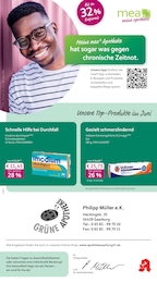Aktueller mea - meine apotheke Apotheken Prospekt für Saarburg: Unsere Juni-Angebote mit 4} Seiten, 01.06.2026 - 30.06.2026
