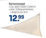 Sonnensegel bei Rossmann im Versmold Prospekt für 12,99 €