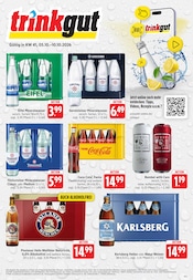 Trinkgut Discounter Prospekt der aktuellen Woche mit 6 Seiten, gültig von 05.10.2026 bis 10.10.2026, in Saarwellingen und Umgebung Aktueller Trinkgut Discounter Prospekt in Saarwellingen und Umgebung, "Aktuelle Angebote" mit 6 Seiten, 05.10.2026 - 10.10.2026