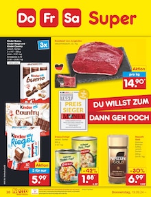 Roastbeef im Netto Marken-Discount Prospekt "Aktuelle Angebote" mit 57 Seiten (Oberhausen)