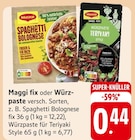 Maggi fix oder Würzpaste Angebote von Maggi bei EDEKA Neustadt für 0,44 €