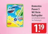 Power 5 WC-Stein Duftspüler Angebote von Domestos bei famila Nordost Buchholz für 1,19 €