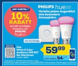 Hue White & Color Ambiance 9W E27 2er Starterset bei EURONICS im Waldbröl Prospekt für 54,00 €