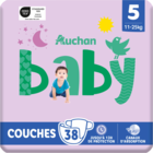 COUCHES AUCHAN BABY - AUCHAN BABY en promo chez Auchan Hypermarché Saint-Chamond à 7,59 €
