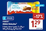 Milch-Schnitte von Ferrero im aktuellen ALDI SÜD Prospekt