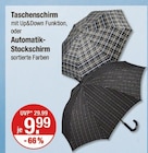 Aktuelles Taschenschirm  oder Automatik-Stockschirm Angebot bei V-Markt in Regensburg ab 9,99 €