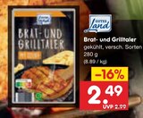 Aktuelles Brat- und Grilltaler Angebot bei Netto Marken-Discount in Cottbus ab 2,49 €