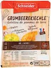 Galettes de pommes de terre - SCHNEIDER en promo chez Intermarché Reims à 3,99 €