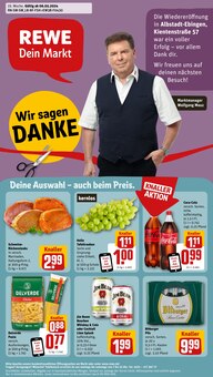 Coca Cola im REWE Prospekt "Dein Markt" mit 31 Seiten (Albstadt)