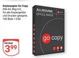 Kopierpapier Go Copy im Angebot bei GLOBUS in Neunkirchen Kopierpapier Go Copy Angebote bei GLOBUS Neunkirchen für 3,99 €