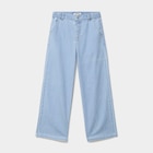 Promo Jean large taille élastiquée coton denim triple stone fille à 12,59 € dans le catalogue La Halle à Gannat