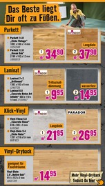 Laminat im Hornbach Prospekt in Erkelenz Aktueller Hornbach Prospekt mit Laminat, "Wünsche sind gut. PROJEKTE sind besser.", Seite 16