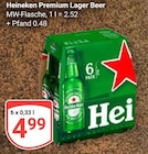 Aktuelle Heineken Angebote bei GLOBUS in Rostock Aktuelles Premium Lager Beer Angebot bei GLOBUS in Rostock ab 4,99 €
