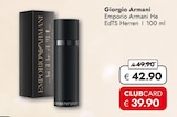 Aktuelle Eau De Parfum Angebote bei Travel FREE in Chemnitz Aktuelles Emporio Armani He EdTS Herren Angebot bei Travel FREE in Chemnitz ab 39,90 €