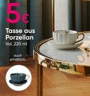 Tasse aus Porzellan Angebote bei PEPCO Kempten für 5,00 €