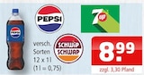 Aktuelle Cola Angebote bei Getränke Oase in Rheda-Wiedenbrück Aktuelles PEPSI, SCHWIP SCHAP, 7UP Angebot bei Getränke Oase in Rheda-Wiedenbrück ab 8,99 €