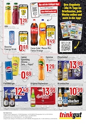 Krombacher im Trinkgut Prospekt in Maintal Aktueller Trinkgut Prospekt mit Krombacher, "Aktuelle Angebote", Seite 8