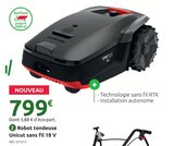 Promo Robot tondeuse Unicut sans fil 18 V à 799,00 € dans le catalogue Mr.Bricolage à Masny