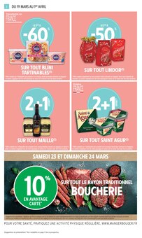 Prospectus Intermarché de la semaine "Des prix qui donnent envie de se resservir" avec 2 pages, valide du 19/03/2024 au 01/04/2024 pour Saint-Laurent-du-Var et alentours