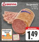 Aktuelles Vespermett Angebot bei EDEKA in Solingen (Klingenstadt) ab 1,49 €