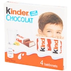 Kinder Chocolat - Kinder - Action à Pau Kinder Chocolat - Kinder en promo chez Action Pau à 0,89 €