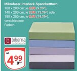 Aktuelle Bettwäsche Angebote bei GLOBUS in Krefeld Aktuelles Mikrofaser-Interlock-Spannbetttuch Angebot bei GLOBUS in Krefeld ab 4,99 €