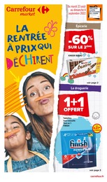 Carrefour Market Catalogue "La rentrée à prix qui déchirent", 14 pages, Jurançon,  23/08/2022 - 04/09/2022