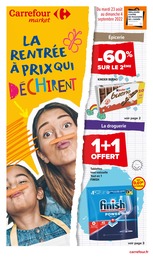 Carrefour Market Catalogue "La rentrée à prix qui déchirent", 14 pages, Jurançon, 23/08/2022 - 04/09/2022 Carrefour Market Catalogue "La rentrée à prix qui déchirent", 14 pages, Jurançon, 23/08/2022 - 04/09/2022