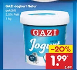 Joghurt Natur Angebote von GAZi bei Netto Marken-Discount Erkelenz für 1,99 €