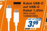 Kabel USB-C auf USB-C Kabel im Angebot bei expert in Straubing Kabel USB-C auf USB-C Kabel Angebote von Vivanco bei expert Straubing für 3,99 €
