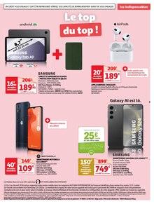 Promo Tablette Samsung dans le catalogue Auchan Hypermarché du moment à la page 3