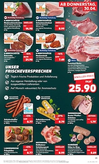 Braten im Kaufland Prospekt "Aktuelle Angebote" mit 62 Seiten (Krefeld)