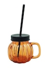 Verre + paille Citrouille dans le catalogue Carrefour